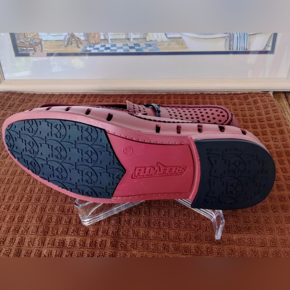 NNW Men's Floafers "Chairman Bit" Maroon EVA Foam Water Shoes. Size 10. New. - Picture 7 of 9